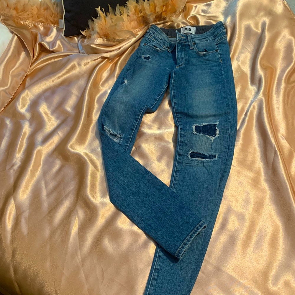 Paige skinny leg Jeans size 23